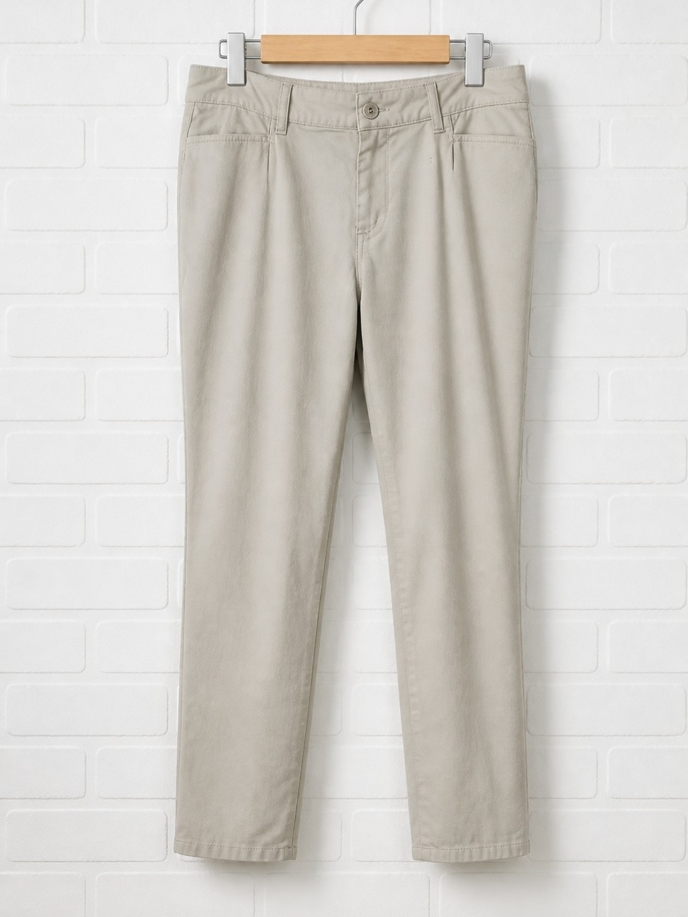 Cato Women's Straight-Leg Chinos in Light Khaki Size 16W